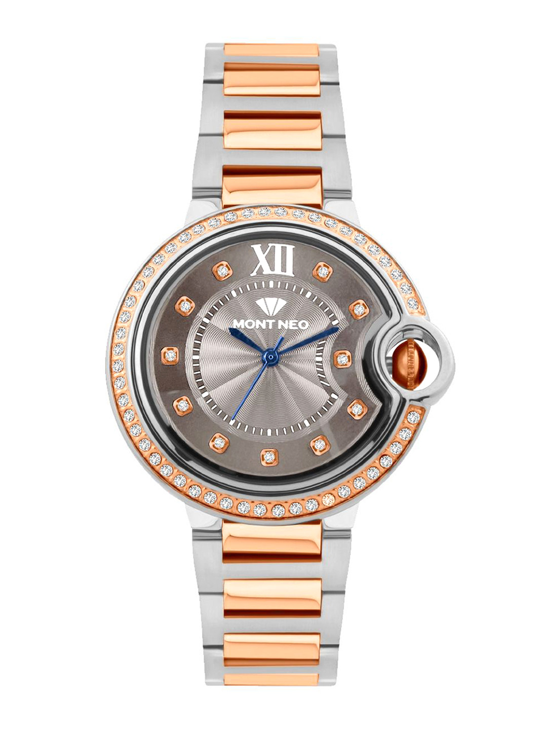 MONT NEO Women Printed Dial & Bracelet Style Straps Analogue Watch 4510B-M1315