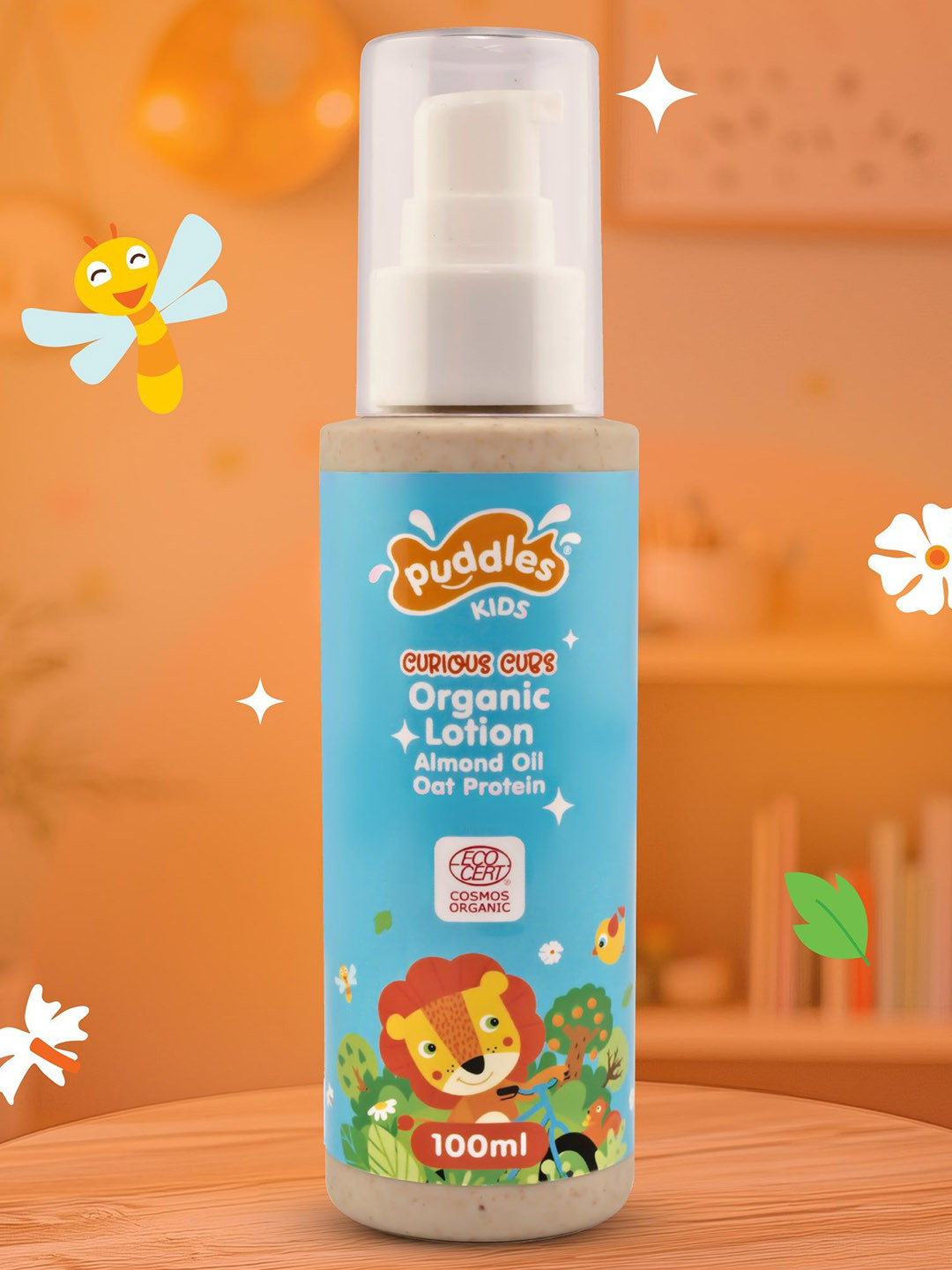 Puddles Curious Cubs Organic Lotion - 100 ml