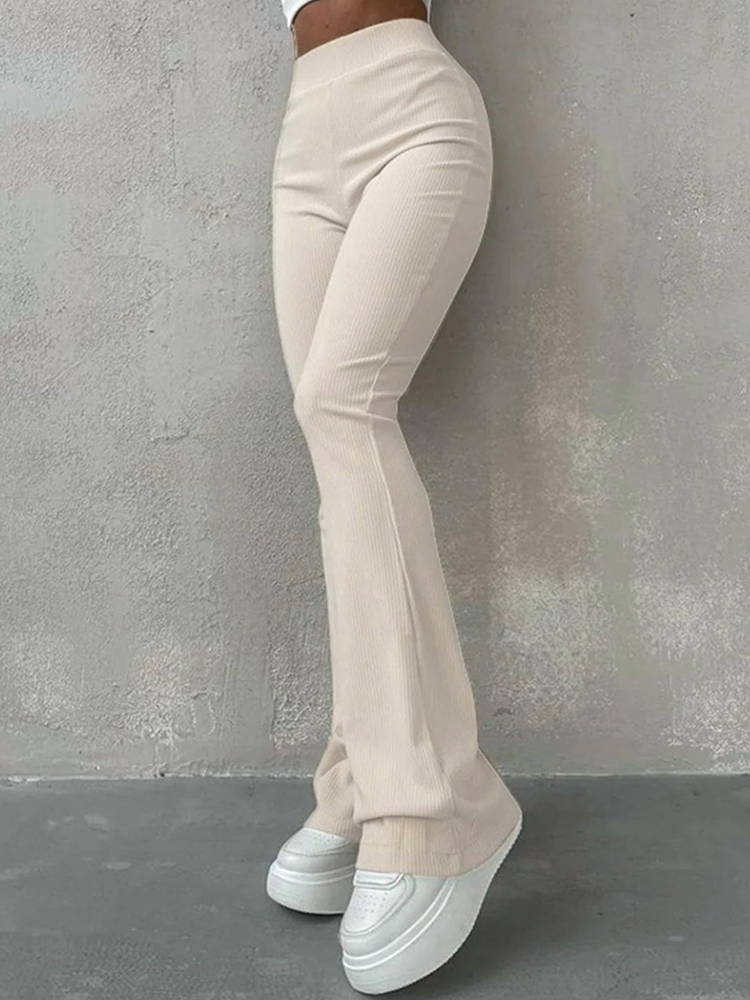 LULU & SKY Women High-Rise Bootcut Trousers