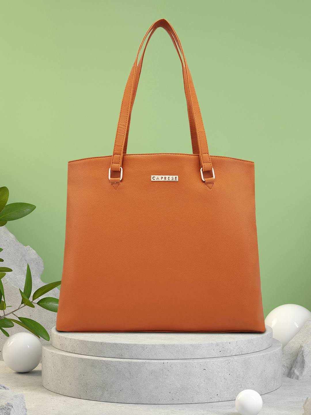 Caprese Amelia Textured Oversized Shoulder Bag