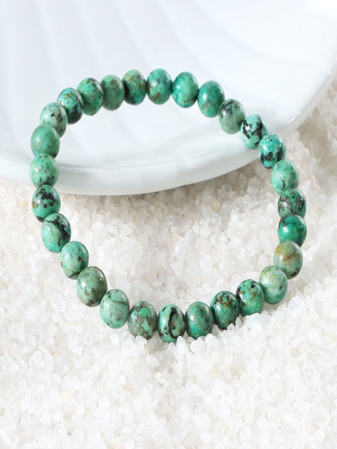 Nirvana Turquoise Beaded Elasticated Bracelet