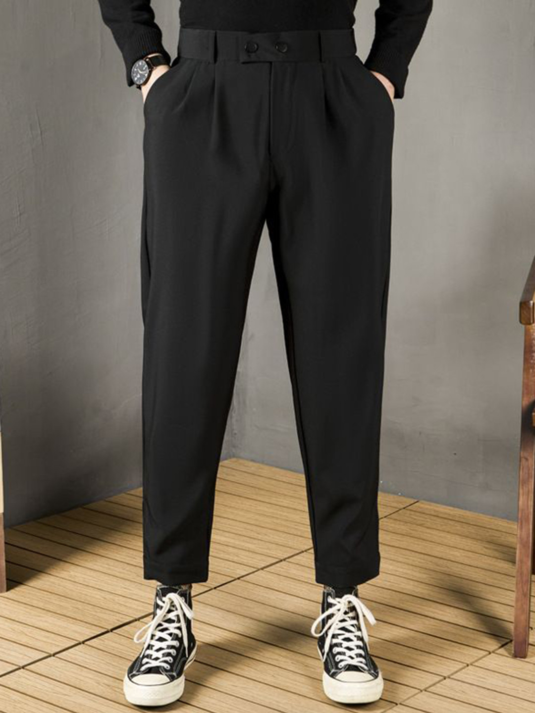 StyleCast Men Pleated Trousers