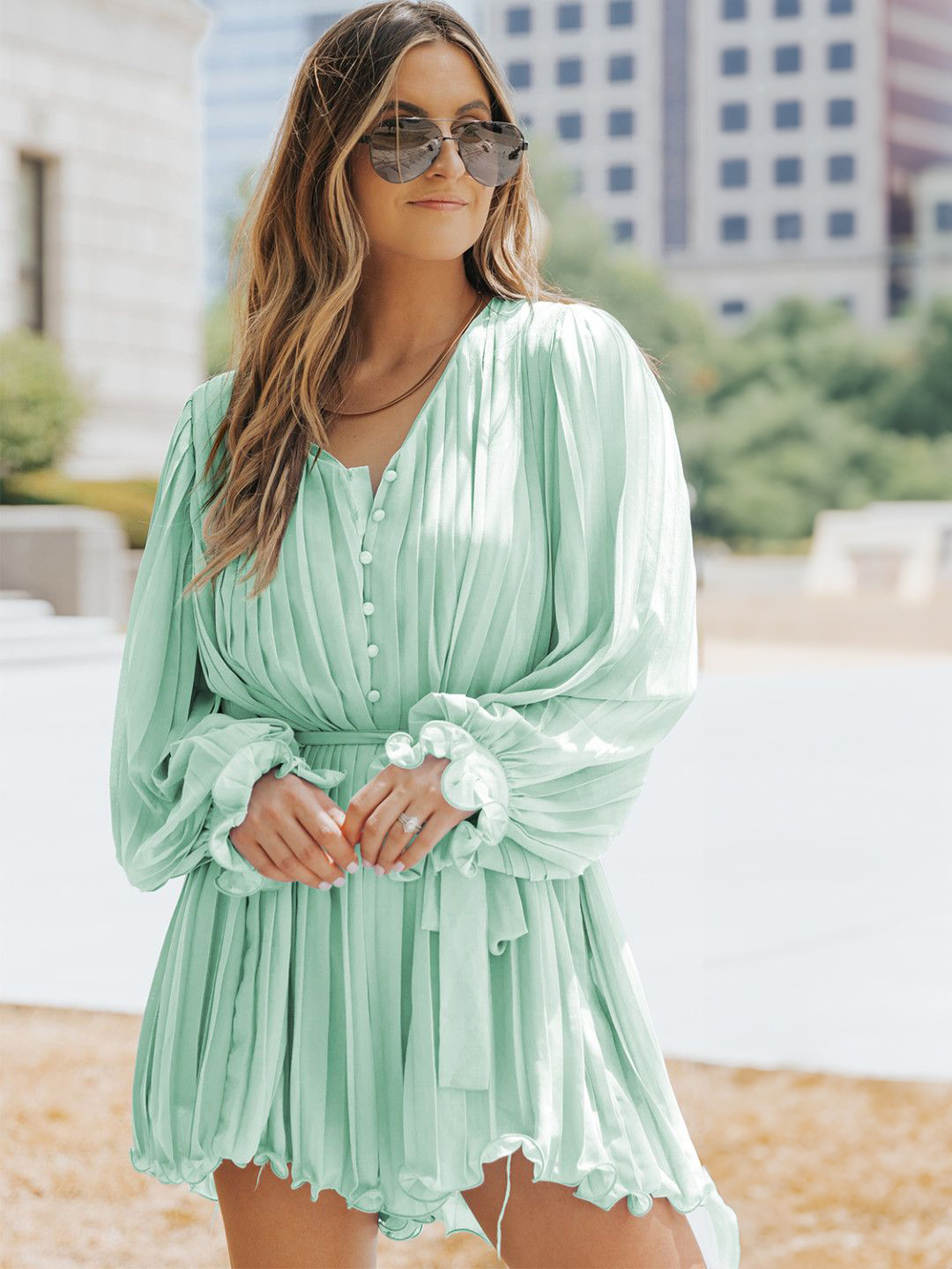 StyleCast Women Solid Crinkle Playsuit