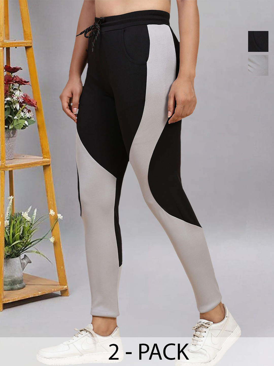 DTR FASHION Women Colourblocked Jeggings
