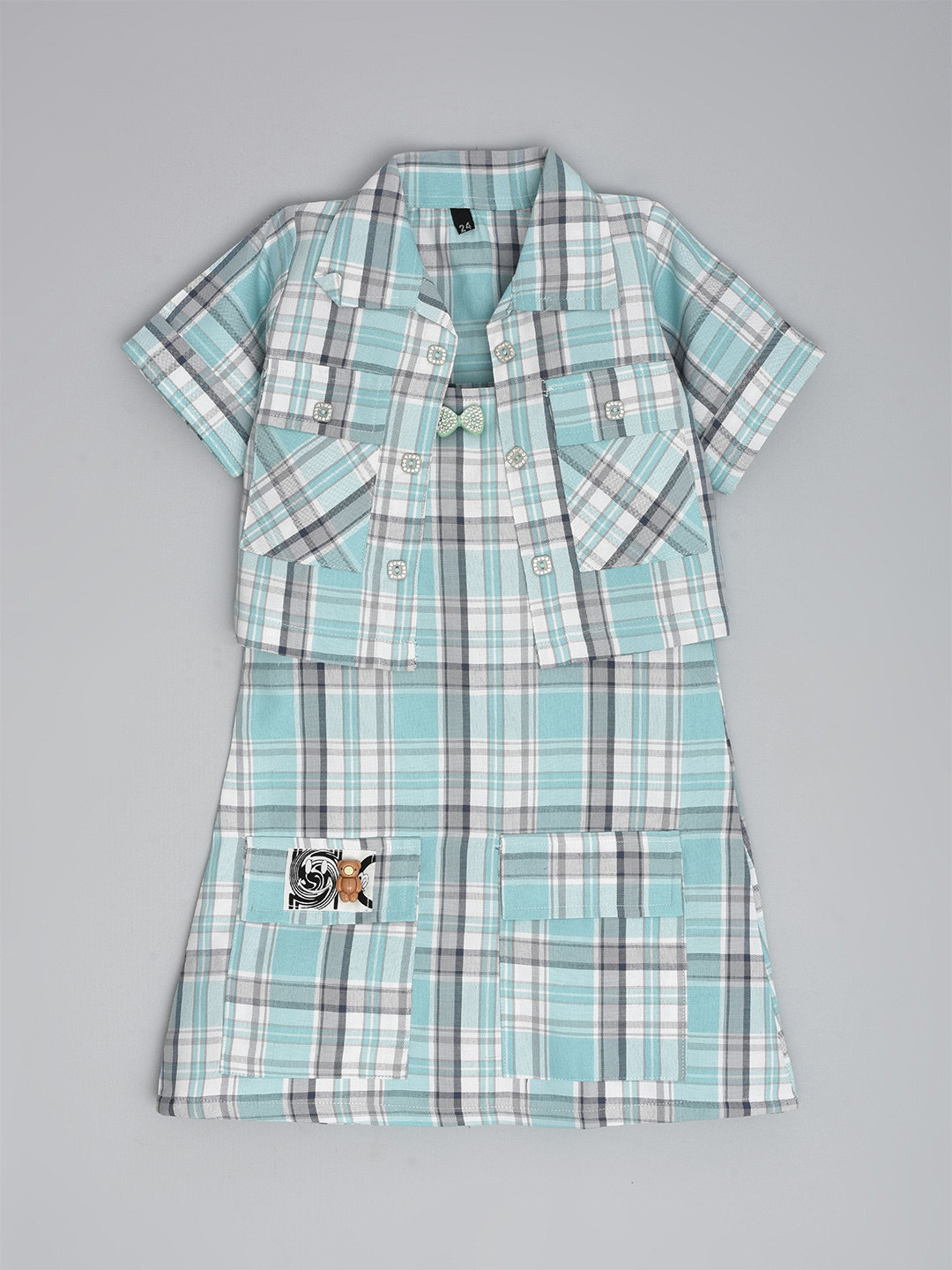 we11 Checked Dress