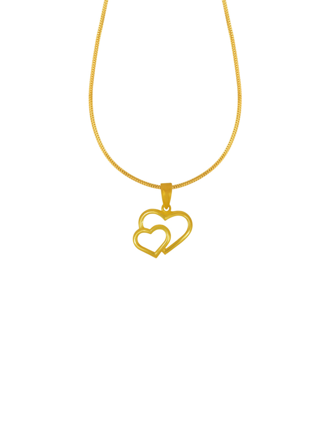 BHIMA 22K BIS Hallmark 916 Purity Yellow Gold Heartstrings Gold Casual Pendant