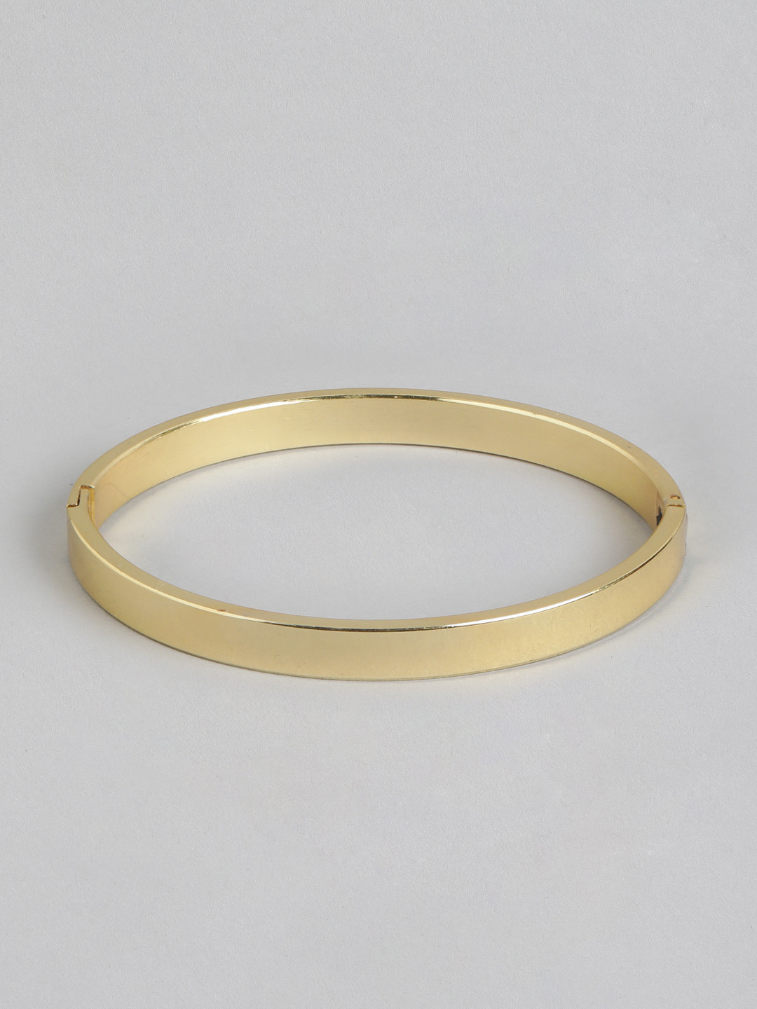 PARIS HAMILTON Unisex Gold-Plated Kada Bracelet