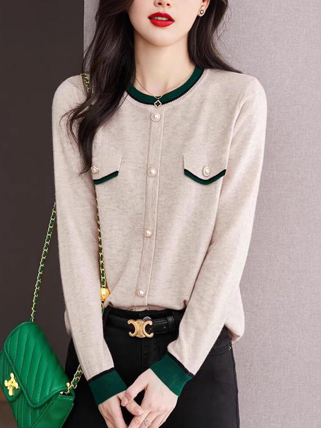 StyleCast Women Long Sleeves Round Neck  Cardigan