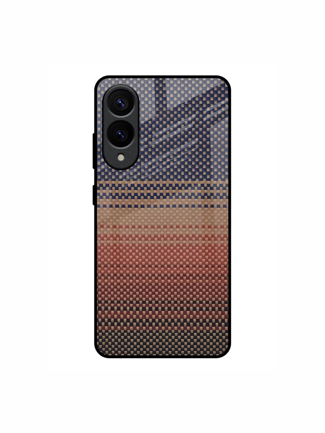 QRIOH Abstract Printed Samsung Galaxy S25 Edge 5G Glass Back Case
