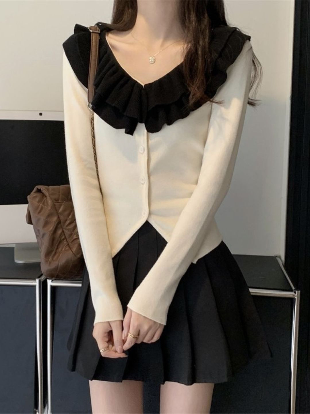 KPOP Women Shirt Style Long Sleeves Top