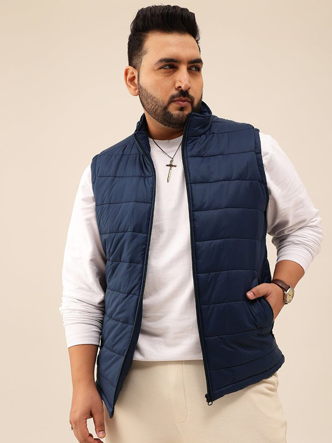 UNSTD Men Plus Size Puffer Jacket