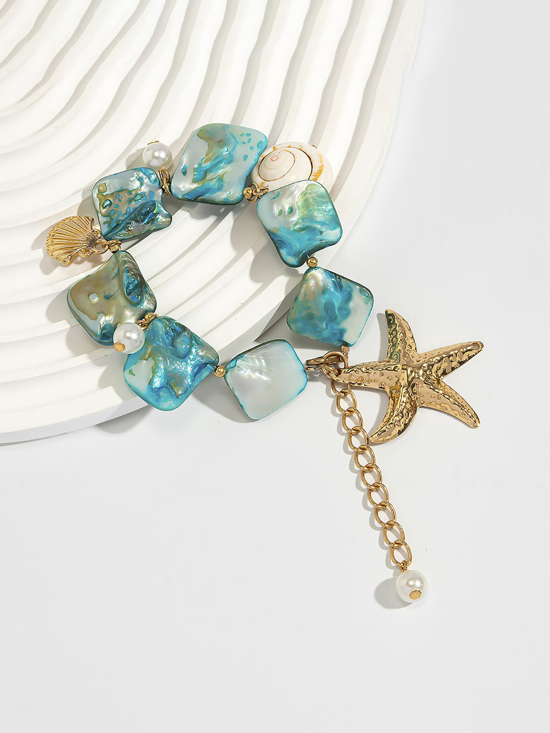 StyleCast x Revolte Women Gold-Plated Charm Bracelet