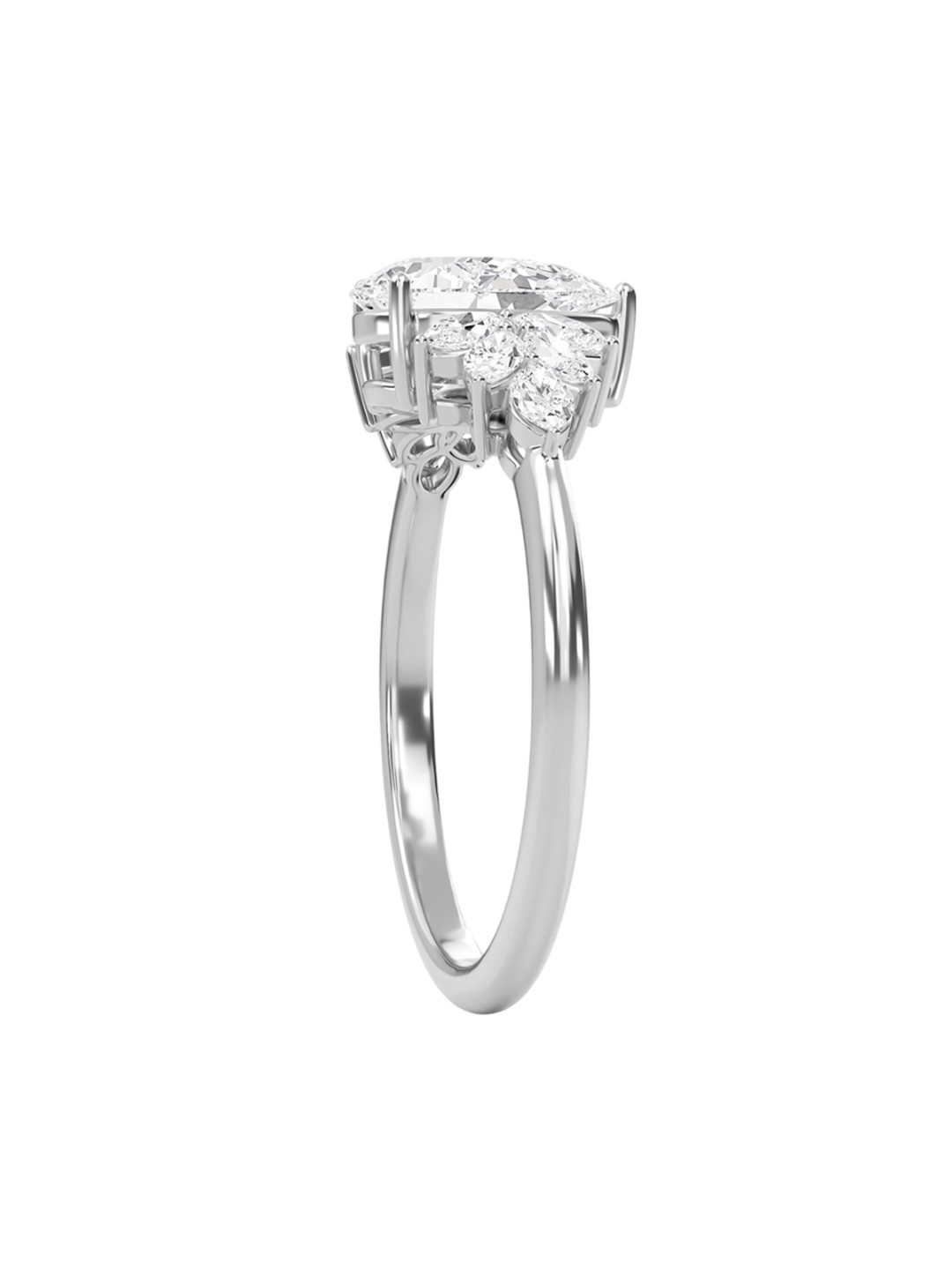 Luxe Marquese Side Stone Ring