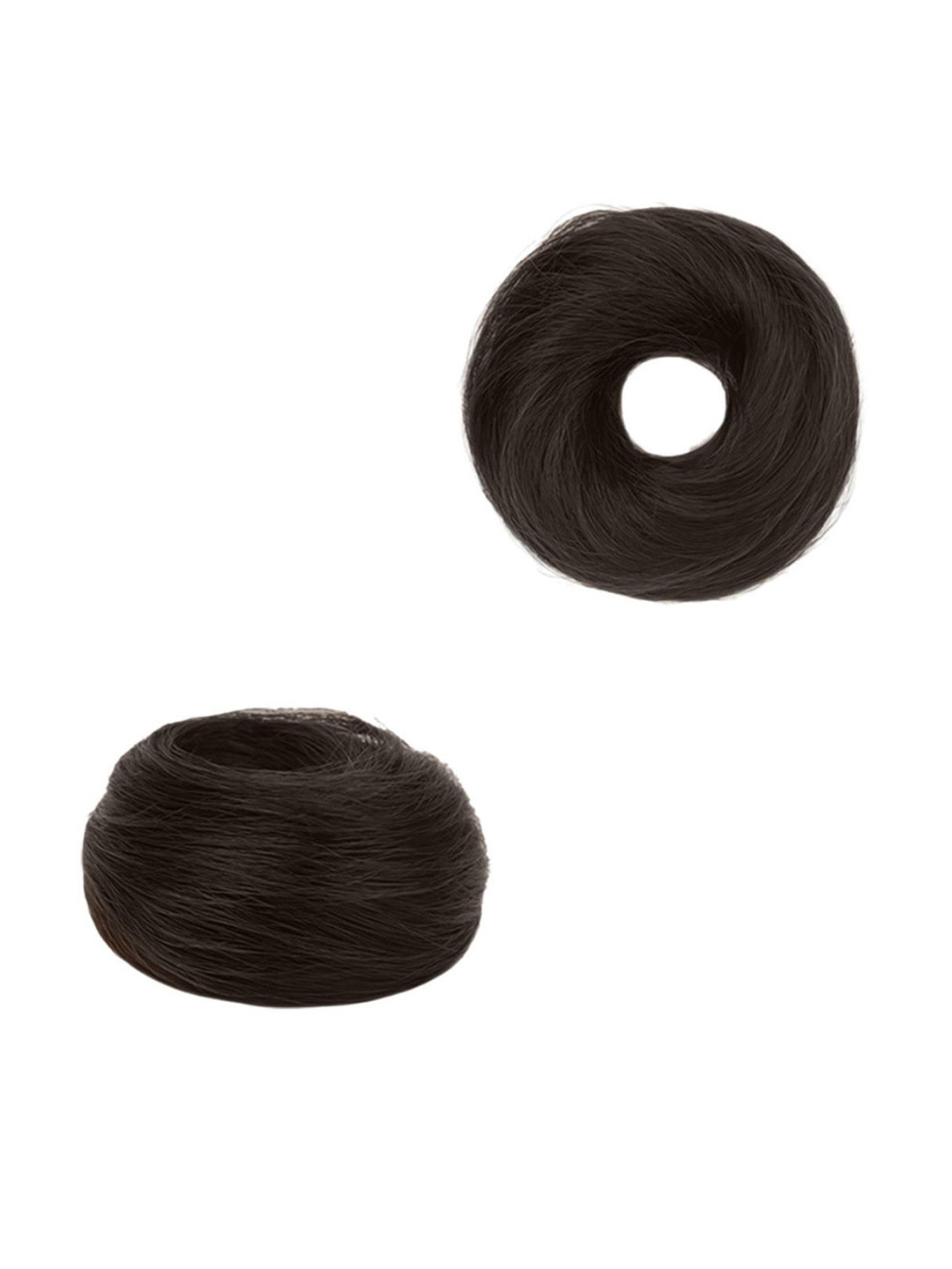 VIEWS Halo Wavy Bun Long Lasting Hair Extension - Brown - 4 Inch