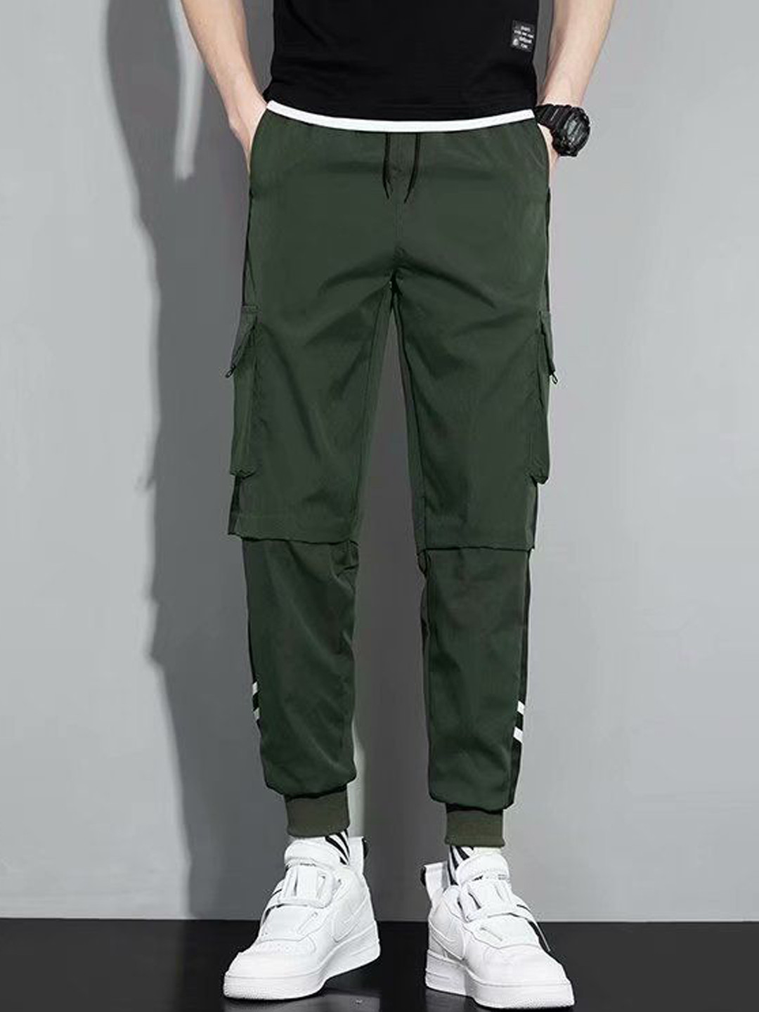 StyleCast Mens Slim Fit Mid-Rise Joggers