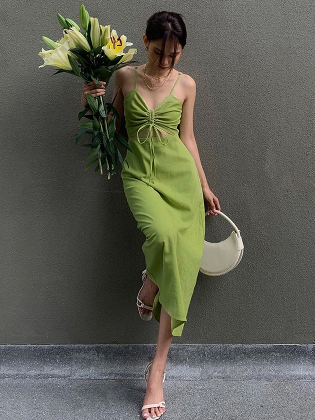 StyleCast Ruched Cutout Sheath Dress