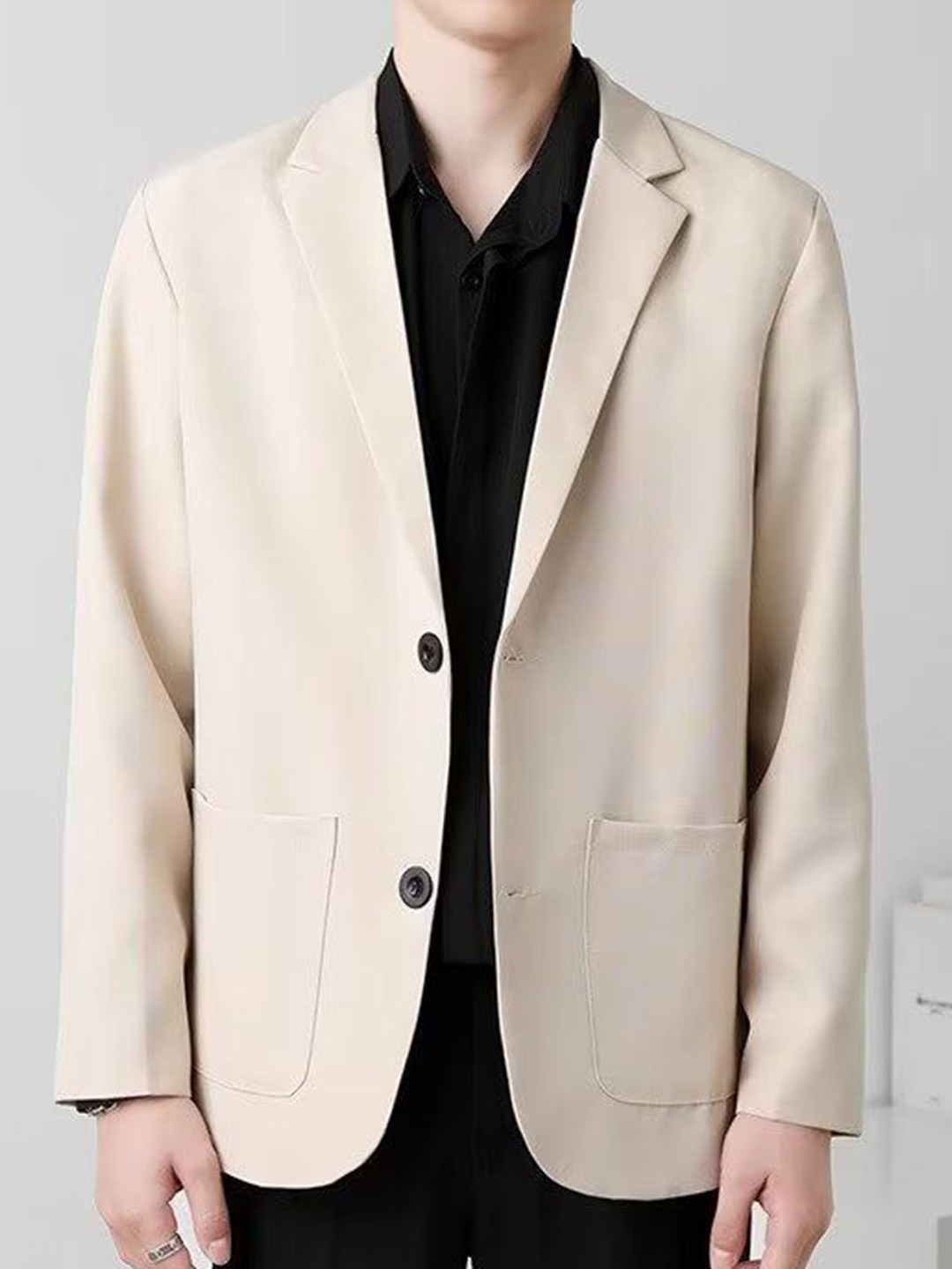 StyleCast Redloop Power Blazers Single-Breasted Semi-Formal Blazers