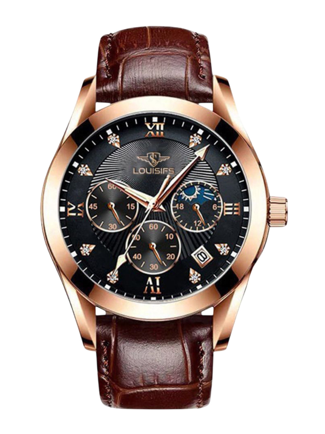 LOUISIFS Men Dial & Straps Analogue Watch HBIEIFHDAEEE