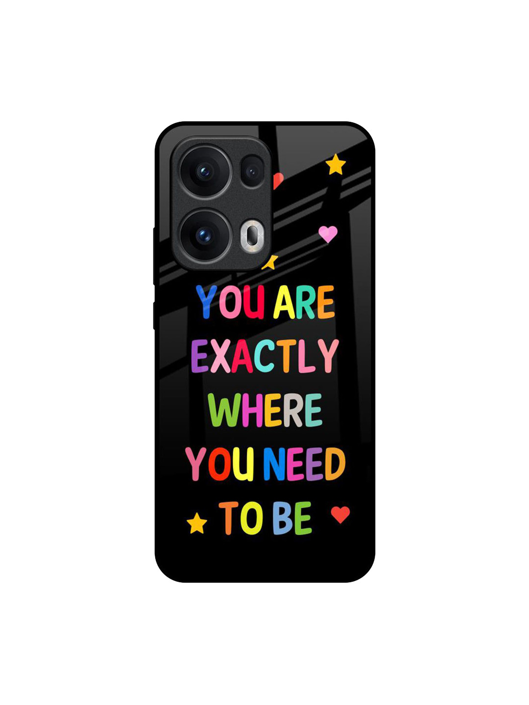 QRIOH Typography Magical Words Printed Oppo Reno13 Pro 5G Back Case