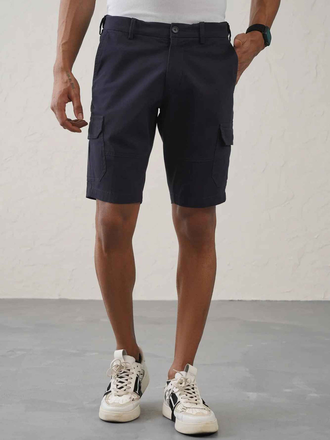 Minus One Men Cargo Shorts