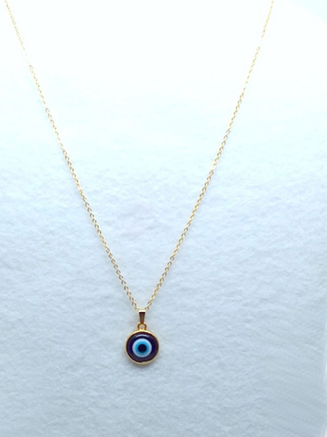 shobhram Gold-Plated Evil Eye Pendants With Chains