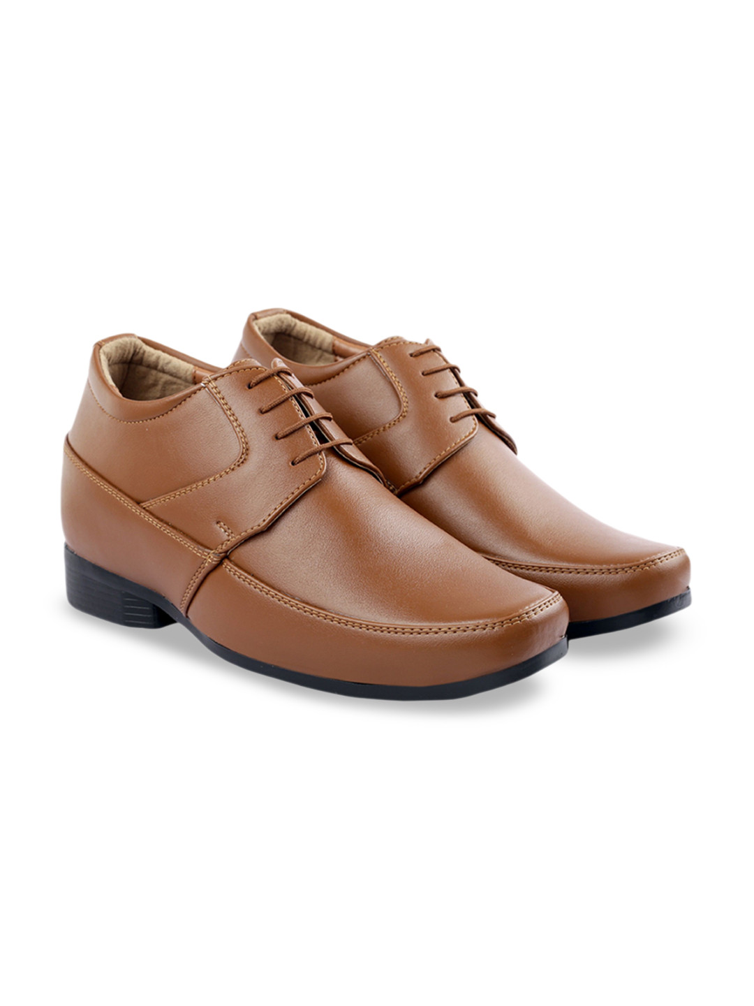 GLOBAL RICH Men Leather Formal Oxfords