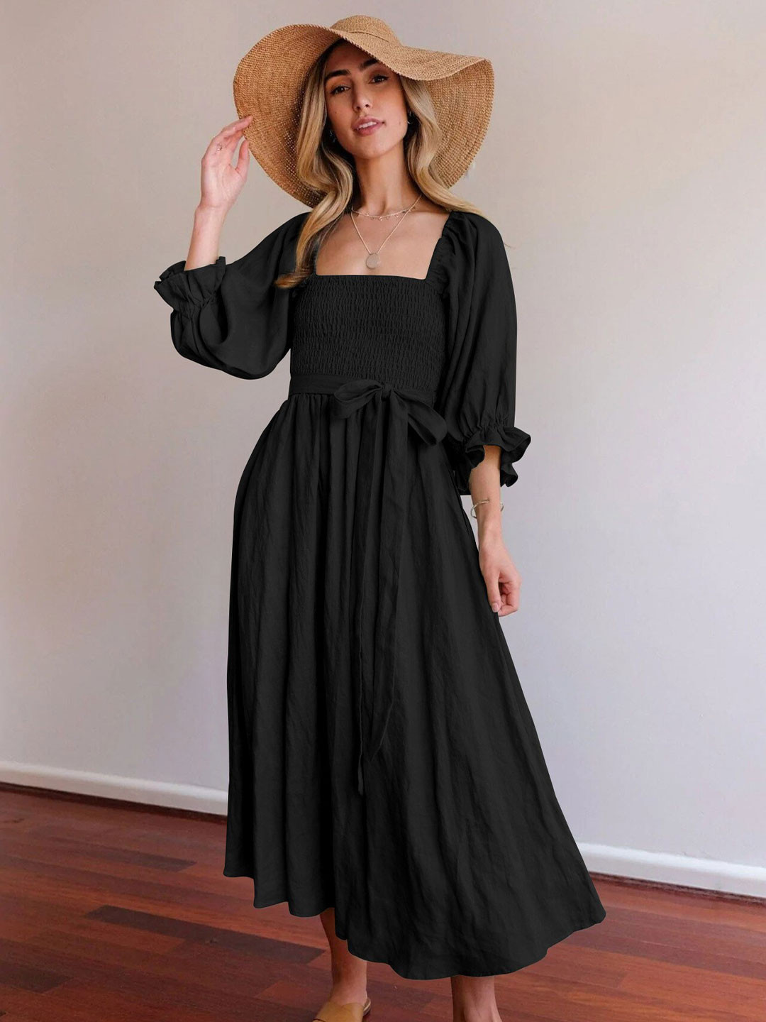 StyleCast Fit & Flare Midi Dress