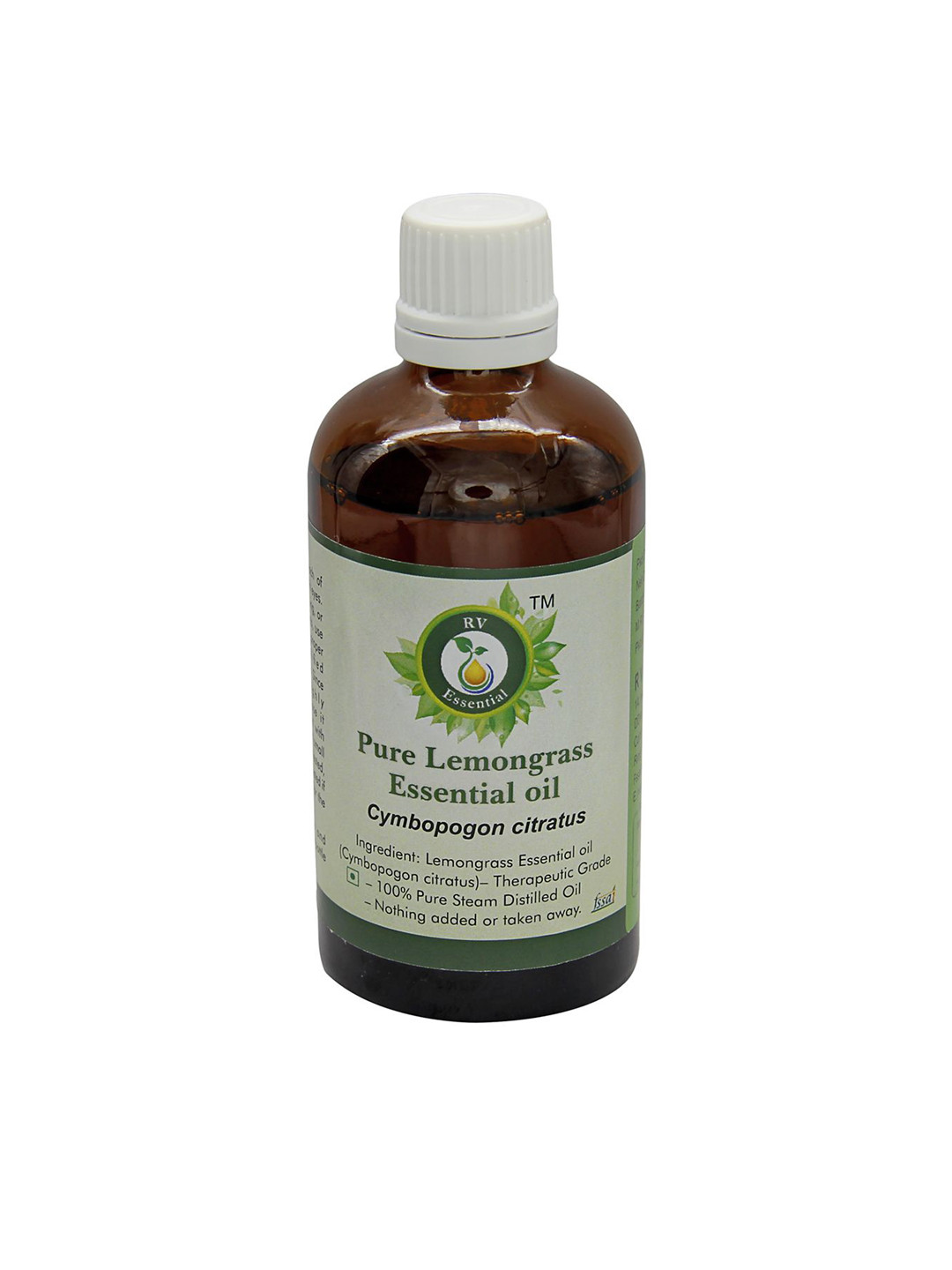 R V Essential Pure Lemongrass Essential Oil - 10 ml