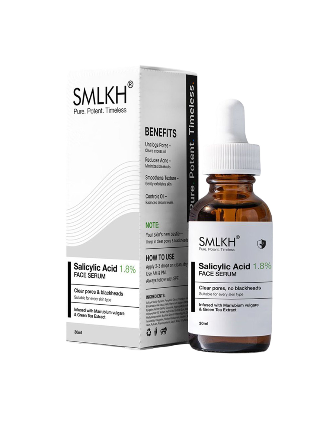 Smlkh Salicylic Acid Face Serum - 30 ml