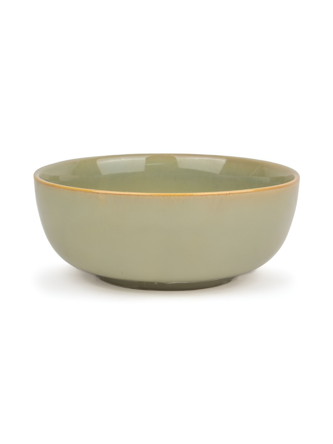 SHAY Green Ceramic Serving Bowl
