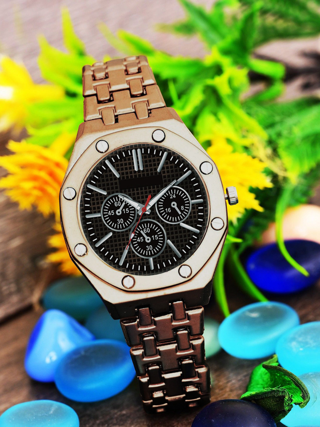 DOUBLERUN Women Dial & Straps Analogue Multi Function Watch H05NAMT-12