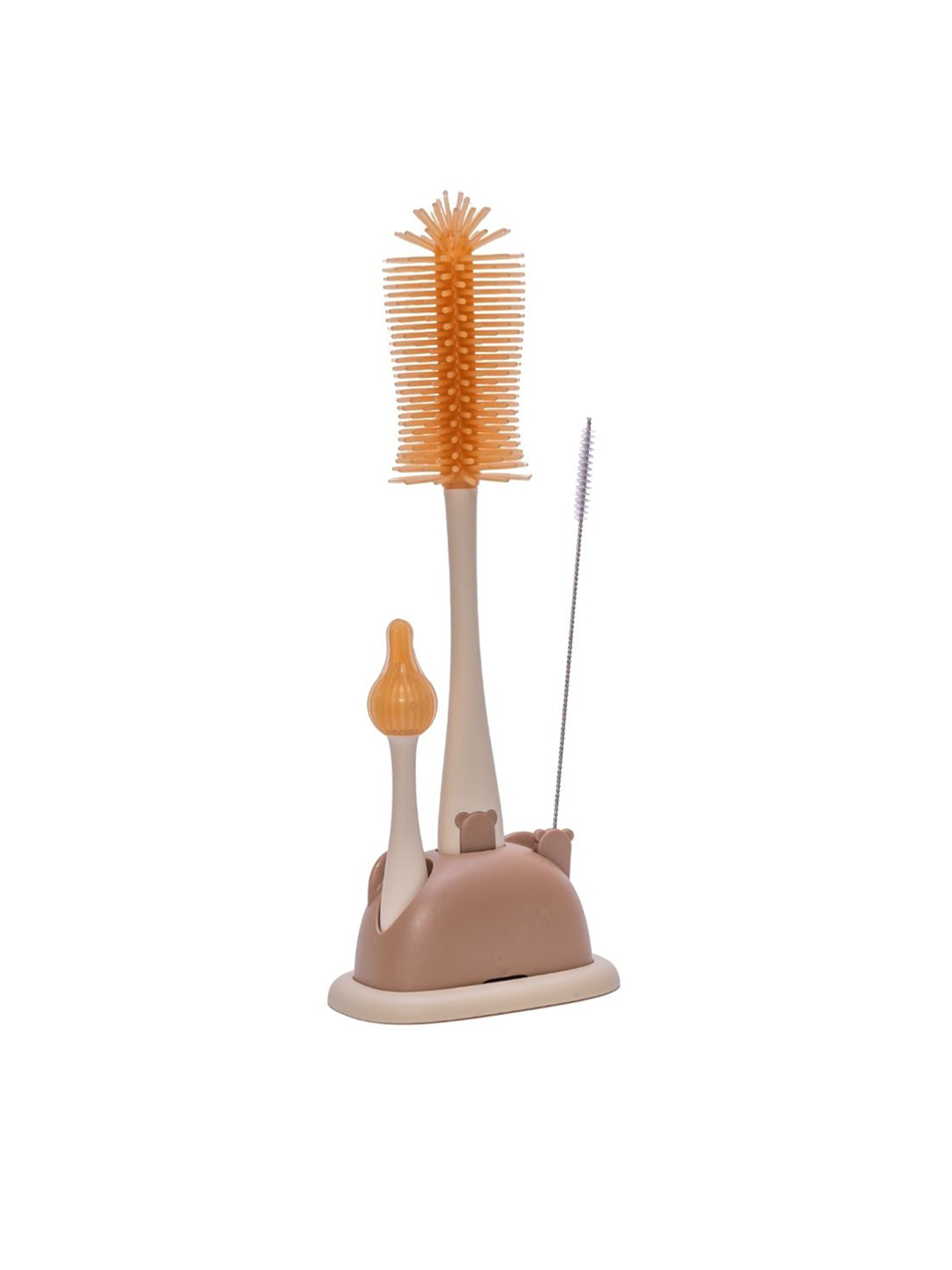 Adore Brown Mama Bear 3 in 1Cleaning Brush