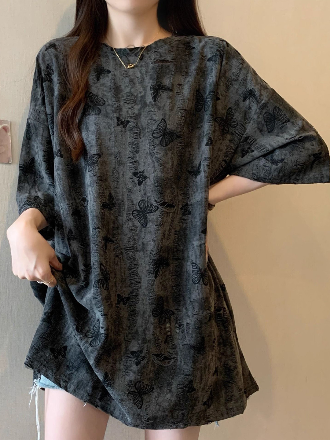 StyleCast Print T-shirt Dress