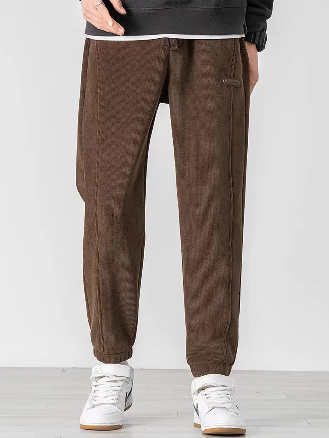 StyleCast x Revolte Men Easy Wash Pleated Joggers Trouser