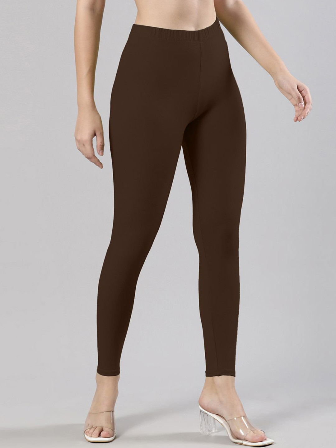 Femmora Mid-Rise Ankle Length Leggings