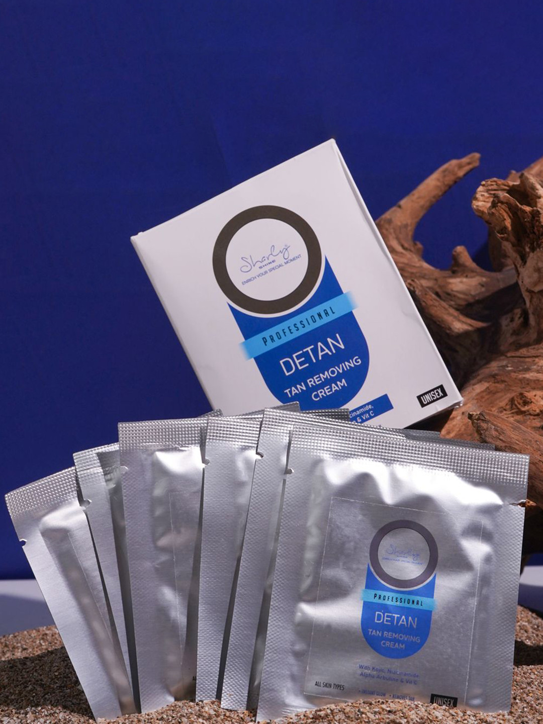 Sharly Shine Set Of 6 De-Tan Removal Cream With Niacinamide