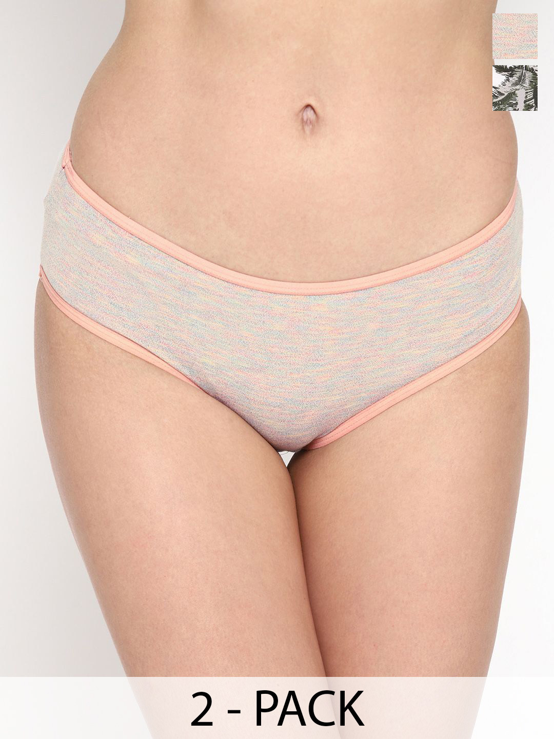 Skidlers Pack Of 2 Super Combed Cotton Hipster Briefs 2SKD-BRIEF-52-PRINT-46-CREAM-2XL