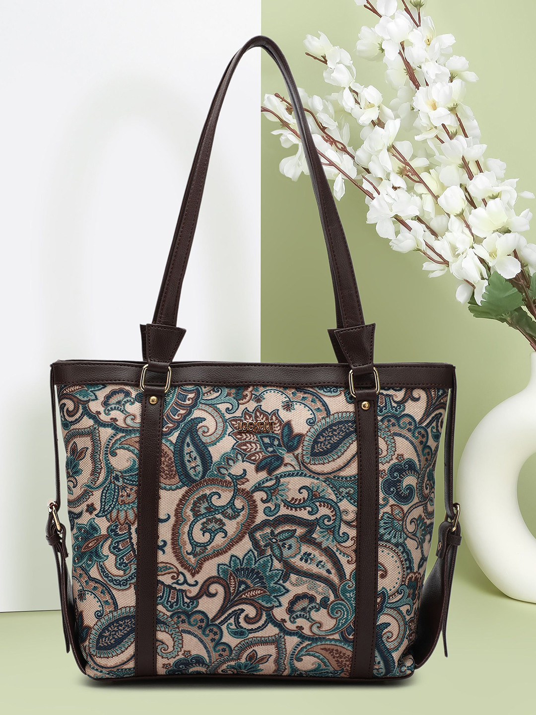 Lookout fashion Floral Oversized Shopper Shoulder Bag