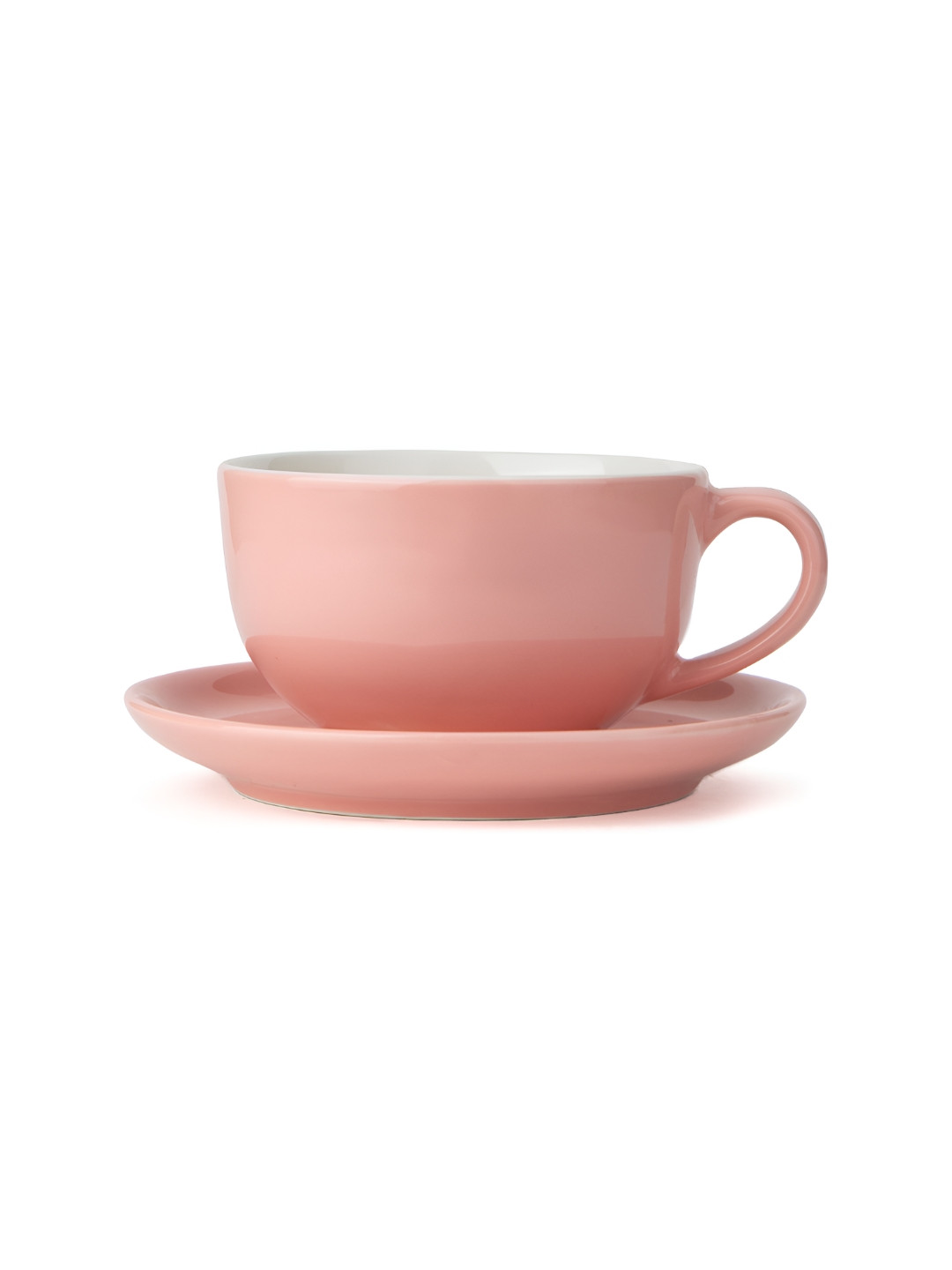 SHAY Personalised Universe Pink Ceramic Microwave Safe Cup with Saucer-300ml