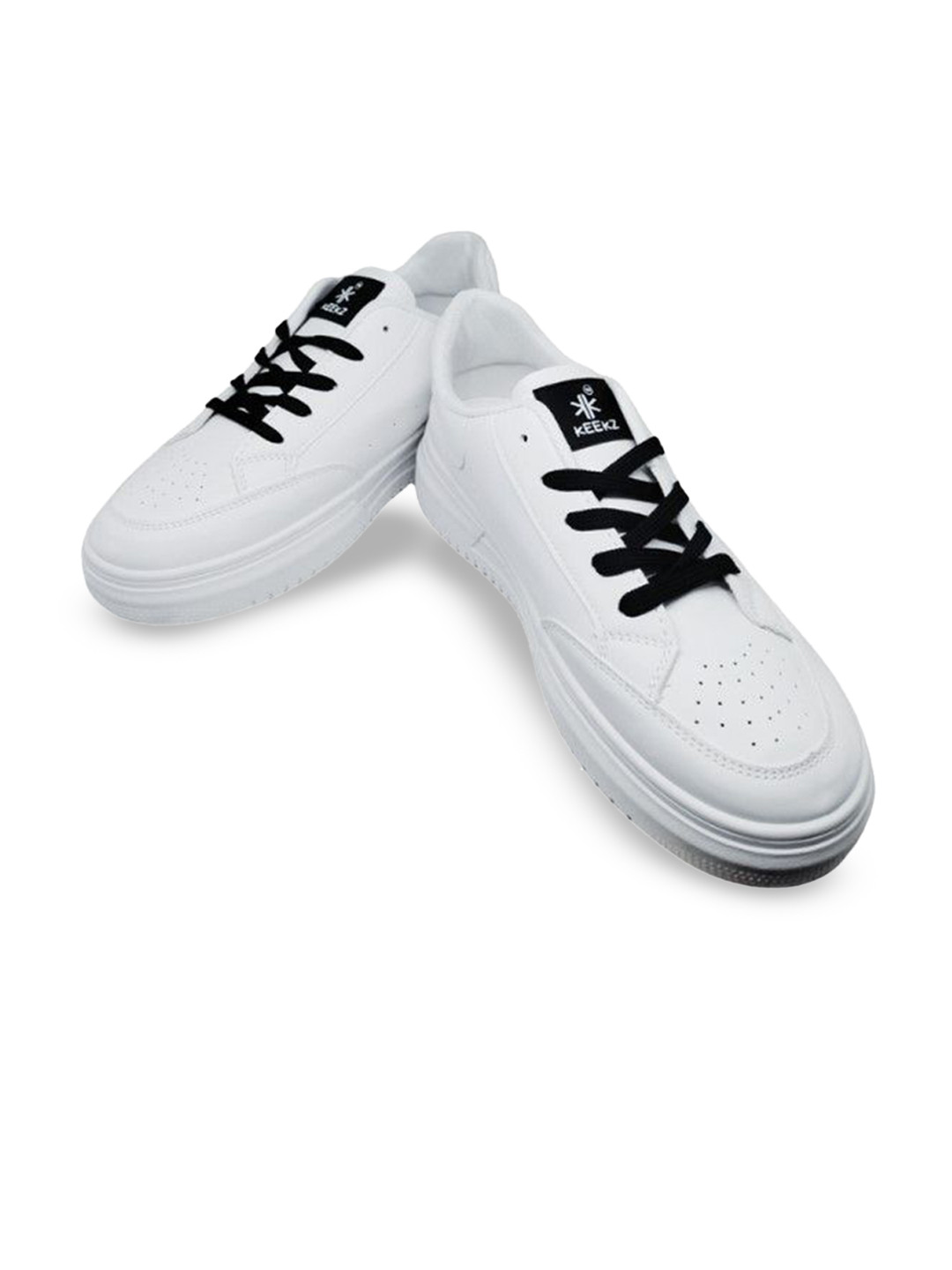 keekz Men Perforations Regular PU Sneakers