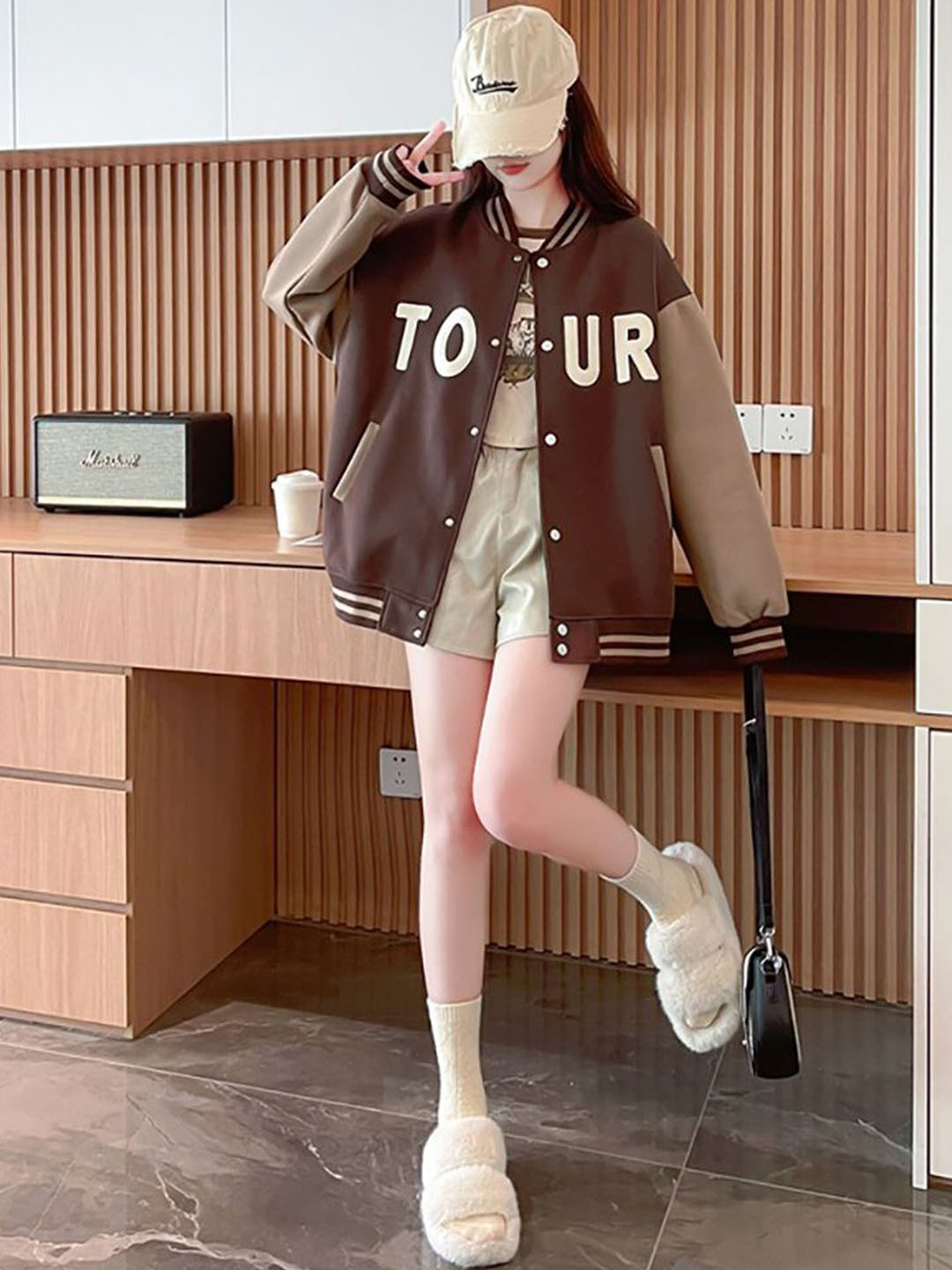 StyleCast x Revolte Typography Bomber Jackets