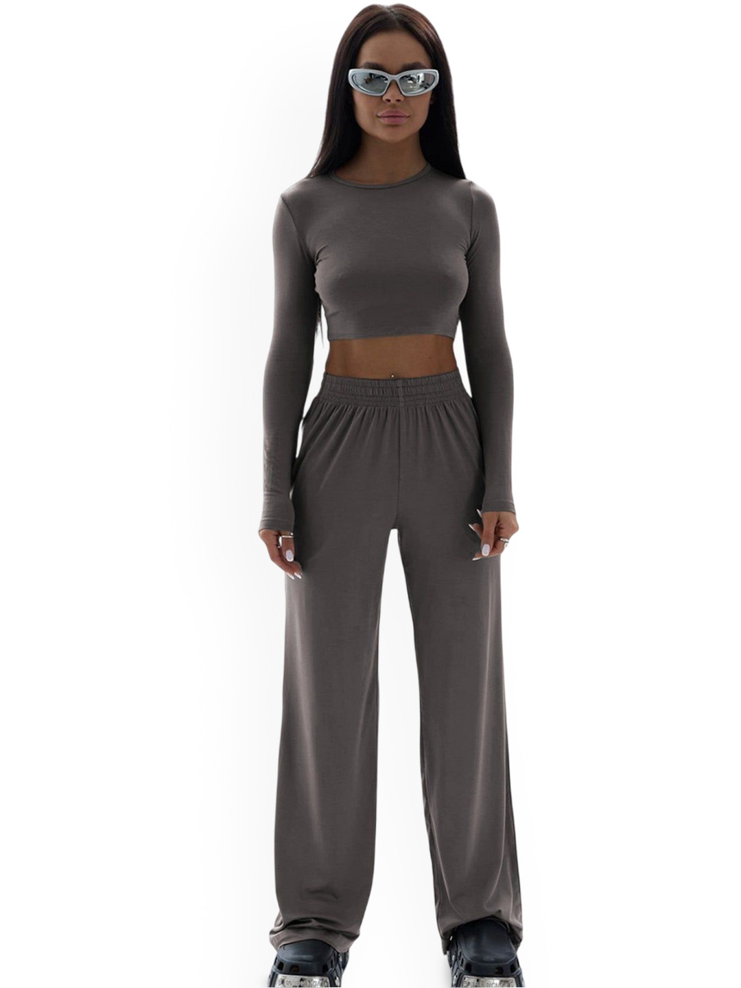 Outzidr Women Grey Co-Ords