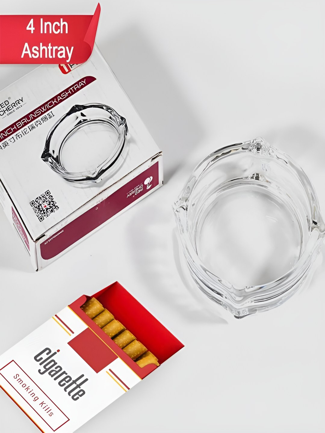 DeoDap Transparent Ash Tray