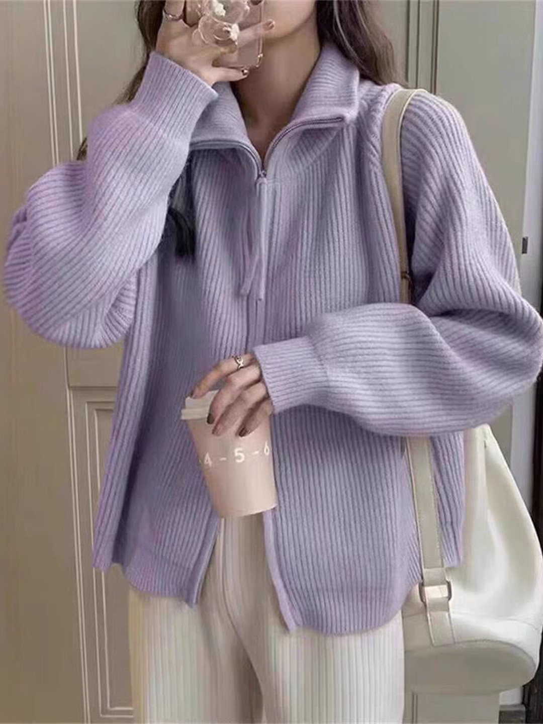StyleCast Women Self Design Cardigan