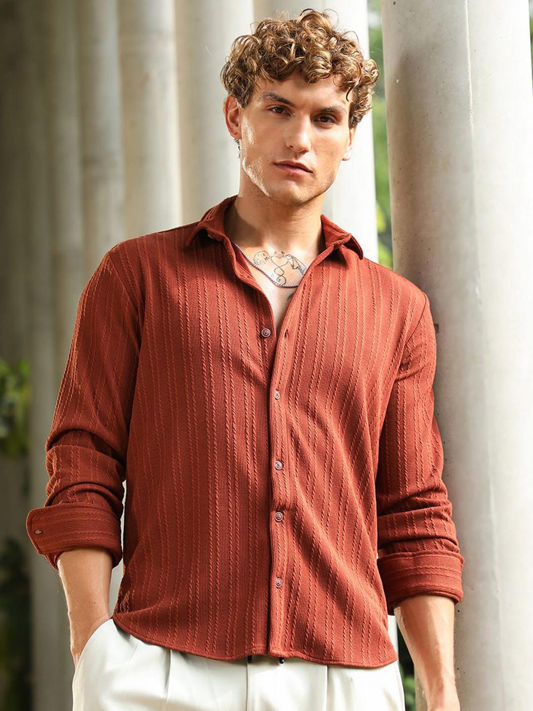 CAHOOT Men Comfort Casual Shirt