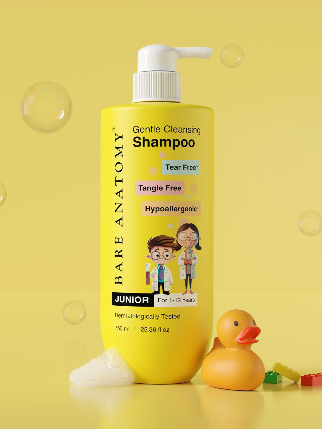 Bare Anatomy Kids Gentle Cleansing Shampoo- 750 ml