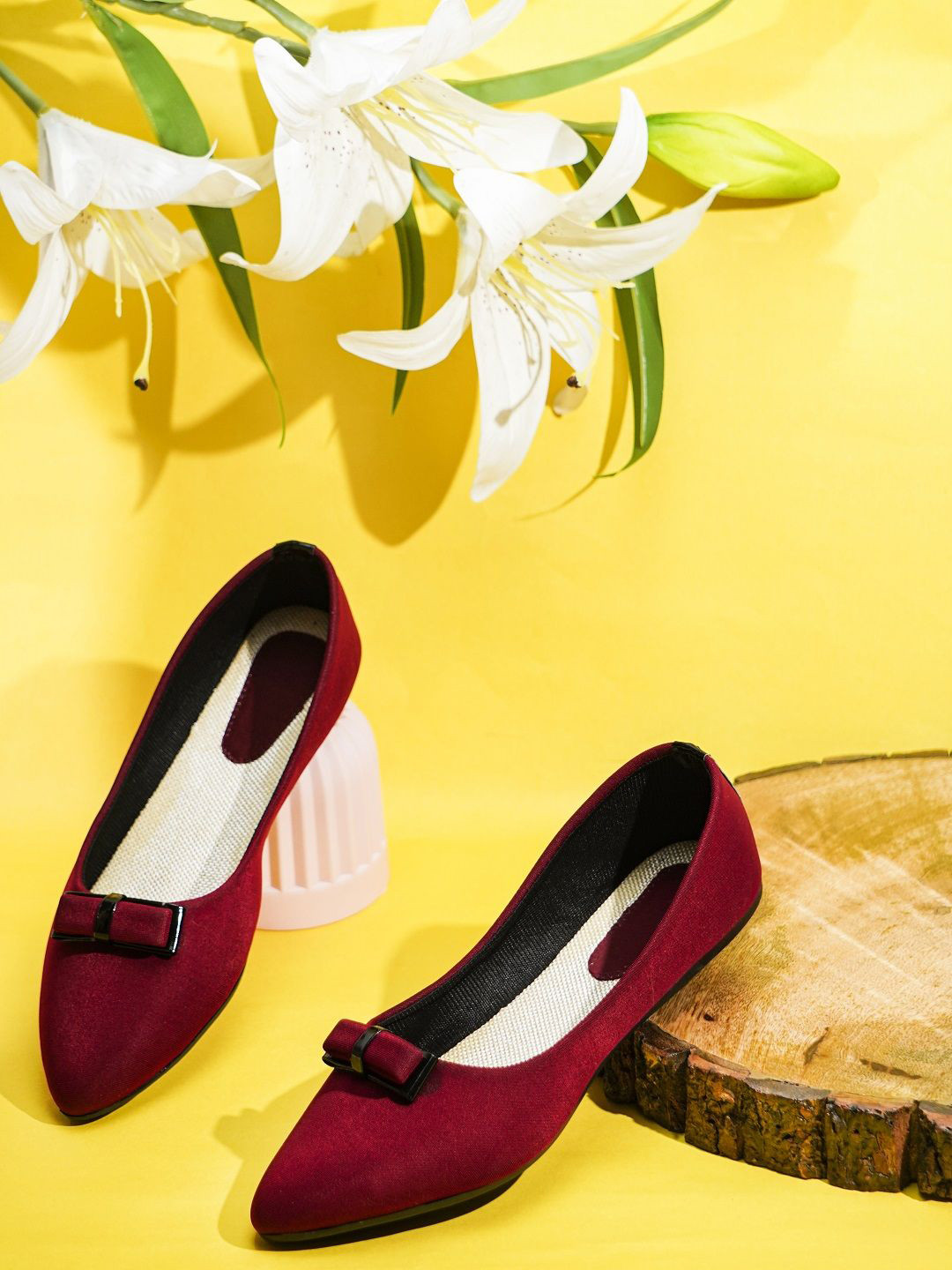 Froh Feet Women Pointed Toe Ballerinas