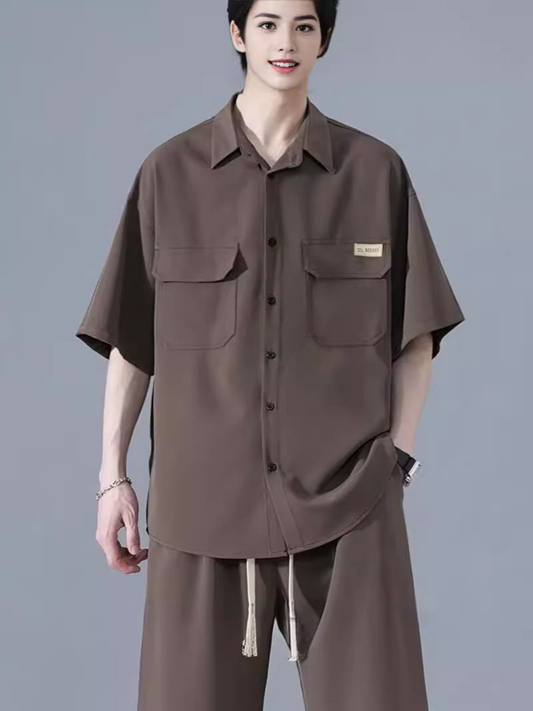 StyleCast Collared Shirt Collar Shirt With Trouser