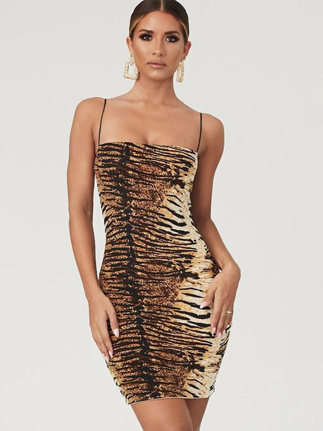 StyleCast Animal Print Bodycon Dress