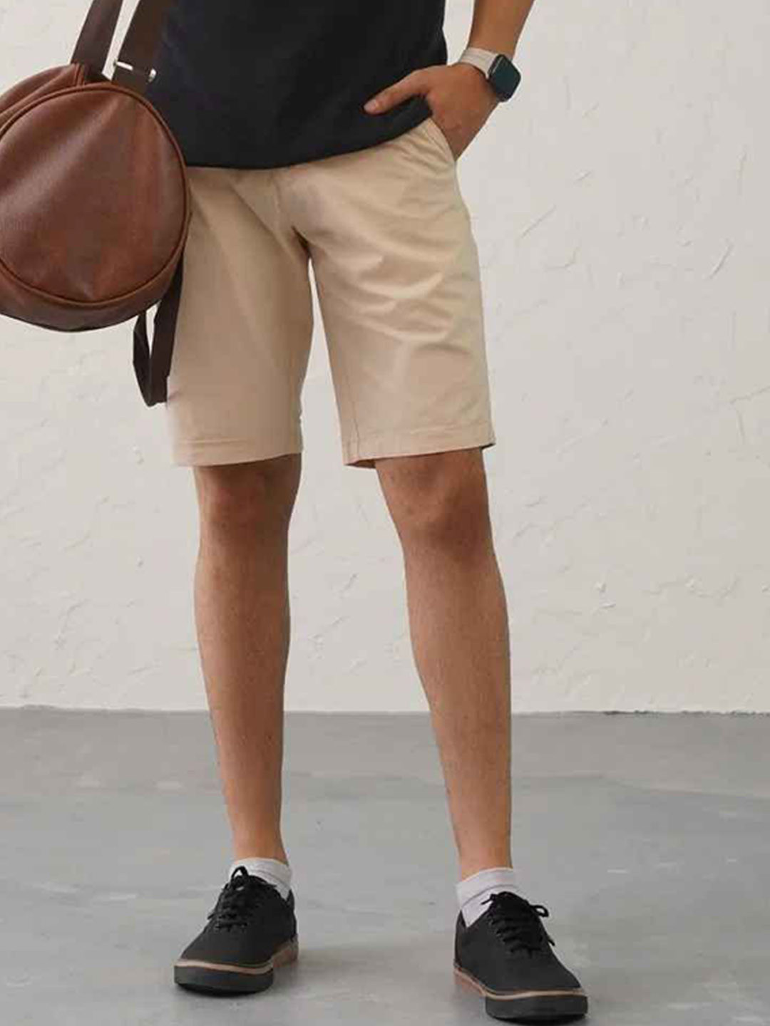 Minus One Men Regular Fit Caual  Shorts